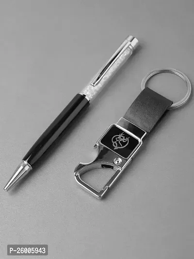 Zevora Men Belt,  Pen,  Wallet, Keyring Gift Combo(Pack Of 4)-thumb4