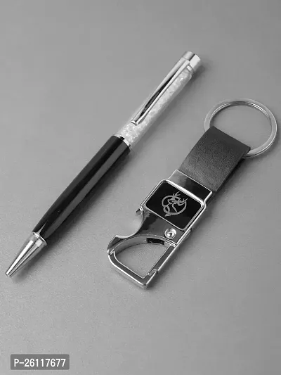 Zevora Men Belt,  Pen,  , Keyring Gift Combo(Pack Of 3)-thumb4