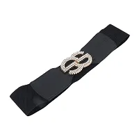 ZEVORA Women Evening, Casual, Formal Fabric Elastic Belt-thumb3