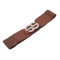 ZEVORA Women Evening, Casual, Formal Fabric Elastic Belt-thumb1