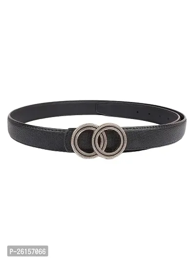 ZEVORA Women Leather Formal Belt-thumb2