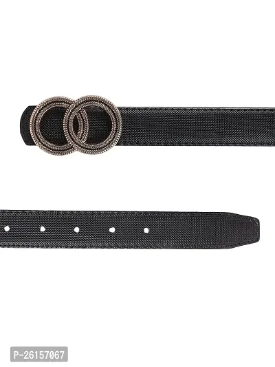 ZEVORA Women Leather Formal Belt-thumb4