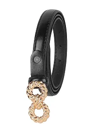 ZEVORA Women Leather Formal Belt-thumb4