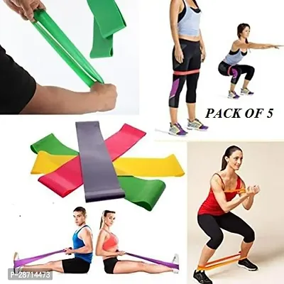 Resistance Stretch Band Pack of 5-thumb2