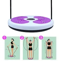 Waist Slimming Balance Rotating Disc Multi-Functional Twist Board Exercise with Massage Foot Sole- Home Fitness Gym Equipment (purple)-thumb1