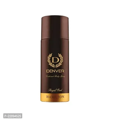DENVER Royal Oud Deodorant Body Spray for Men (150ML) | Long Lasting Body