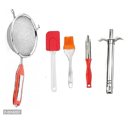 5 No Soup-B Spatula Set-Peeler-Gas Lighter Stainless Steel Spatulas-thumb0