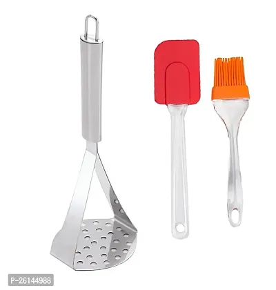 Ss Masher-Big Spatula Set Stainless Steel Spatulas-thumb0