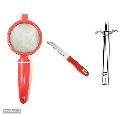 Plastic Tea-Knife-Gas Lighter Stainless Steel Strainers And Sieves-thumb0