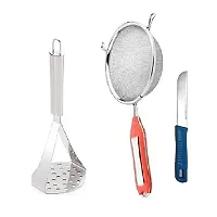 Modern Stainless Steel Kitchenware Tool Kit Combo-thumb1