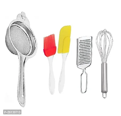 Tea-M Spatula Set-Kamani-Egg Beater Stainless Steel Strainers And Sieves-thumb0