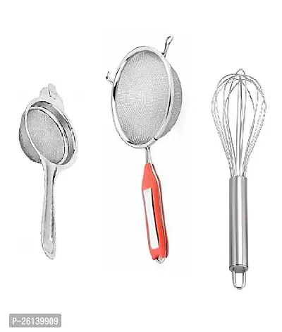 Tea-4 No Soup-Egg Beater Stainless Steel Strainers And Sieves