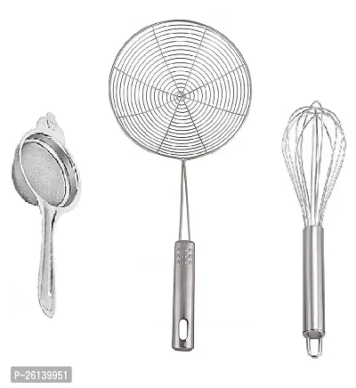 Tea-Jhara-Egg Beater Stainless Steel Strainers And Sieves