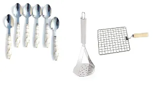 Modern Stainless Steel Kitchenware Tool Kit Combo-thumb1