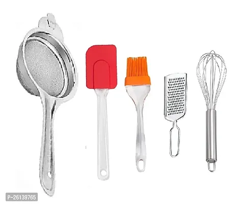 Tea-B Spatula Set-Kamani-Egg Beater Stainless Steel Strainers And Sieves