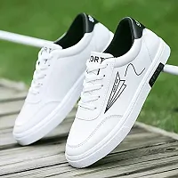 Labbin Men Sneakers Casual Shoes for Men and Boys White Made in India-thumb3