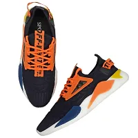 Labbin Men Casual Sneakers Running Sports Shoes in Mesh Lightweight Air Shoes Blue Made in India-thumb4