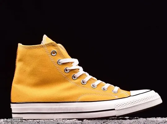 Labbin Caual Sneakers Canvas Outdoor Shoes for Boys and Men Yellow-thumb4