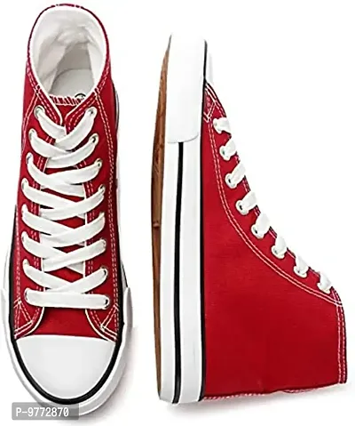 Labbin Caual Sneakers Canvas Outdoor Shoes for Boys and Men Red-thumb3