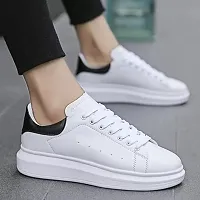 Labbin White Casual Sneakers Lightweight Shoes for Men and Boys-thumb1
