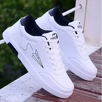 Labbin Men Sneakers Casual Shoes for Men and Boys White Made in India-thumb1