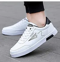 Labbin Men Sneakers Casual Shoes for Men and Boys White Made in India-thumb2