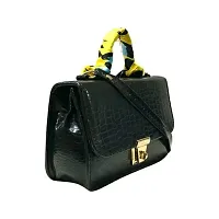 Stylish Fancy PU Solid Sling Bags For Women-thumb2