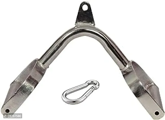 VD Bar, Attachment, Double D Handle | High Pulley | LAT Bar with safety lock