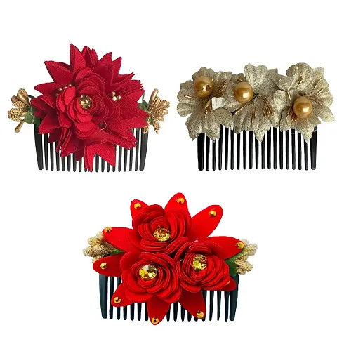 Elegant Women Hair Comb Pin Combo Set