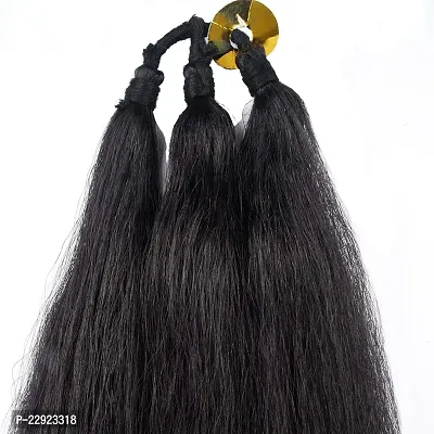 VinshBond 24Inchs Black Hair Choti  Parandi Hair Extension for Wedding Accessories-thumb2