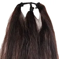 VinshBond 24Inchs Brown  Hair Choti  Parandi Hair Extension for Wedding Accessories-thumb1