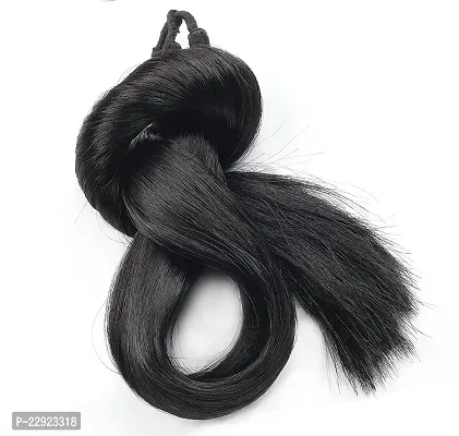 VinshBond 24Inchs Black Hair Choti  Parandi Hair Extension for Wedding Accessories-thumb0