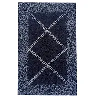 ROUSN Cotton Kitchen Super Soft Mats Runner with Doormat (Blue X Kitchen Mat)-thumb3