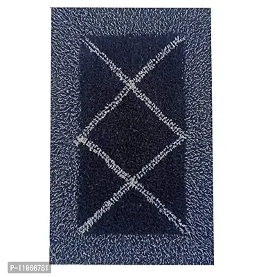 ROUSN Cotton Kitchen Super Soft Mats Runner with Doormat (Blue X Kitchen Mat)-thumb4