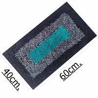 ROUSN Cotton Doormat for Bed Room Living Out Door in Set of 4 Piece. Size; Width 40 cm X Length 60 cm.-thumb2