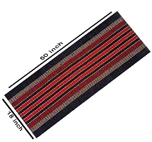 ROUSN Cotton Handloom Kitchen mat Pack of 2 pcs Floor Mat Runner for Kitchen/Yoga/Living Room/Bed Room Rugs Size(50 Inches X 18 Inches) Mat 16 x 24 inch (Red)-thumb3