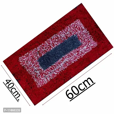 ROUSN Cotton Doormat for Bed Room Living Out Door in Set of 4 Piece. Size; Width 40 cm X Length 60 cm.-thumb4