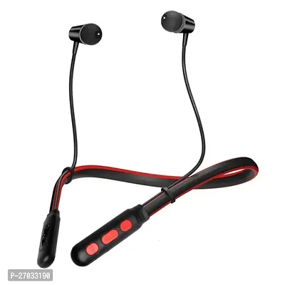 Stylish B11 Wireless Bluetooth Neckband Headset With Box Packing Mobile Red In The Ear