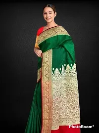 Classic Jacquard Saree with Blouse piece-thumb2