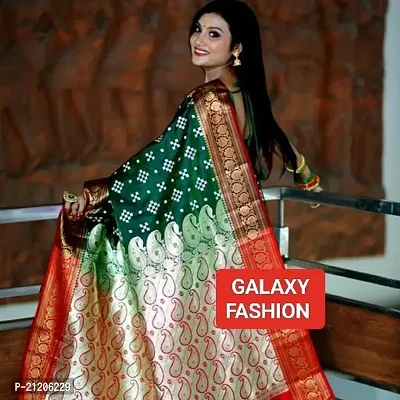 Beautiful Satin Embroidered Saree With Blouse Piece-thumb3