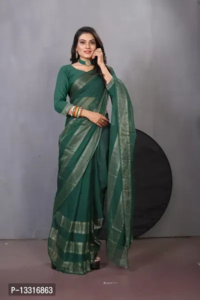 Stylish Fancy Chiffon Saree With Blouse Piece For Women