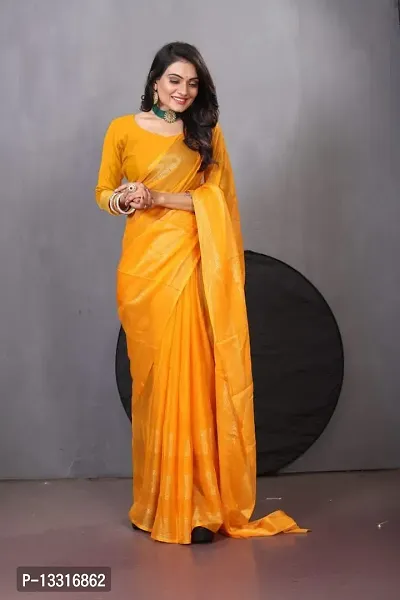 Stylish Fancy Chiffon Saree With Blouse Piece For Women