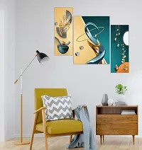 Modern Set of Three Framed Wall Painting for Home Decoration 46 X 31 CM-thumb1