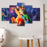 Modern Set of Five Framed Wall Painting for Home Decoration-thumb4