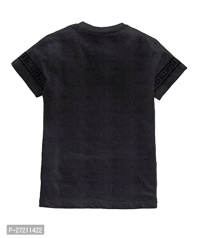 Stylish Cotton Blend Printed Tees For Boys-thumb2