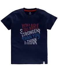 CODEZ Boys Pack of 3 Typography Printed Round neck Half Sleeve Tshirt for Boys-thumb3