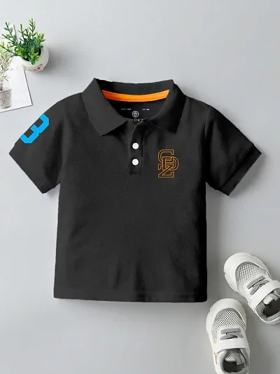 Stylish Trendy Cotton Blend Polo T-Shirts for Boys