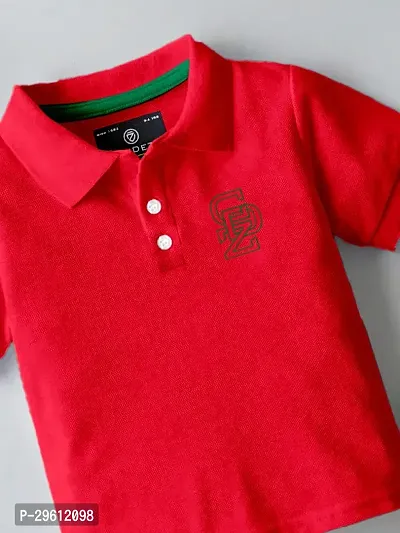 Trendy Polo T-Shirts Cotton Blend  Stylish for Boys-thumb3