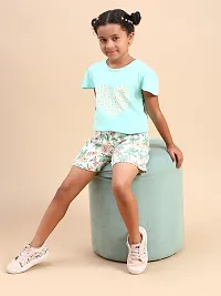 CODEZ Stylish Green Cotton Blend Printed Other For Girls-thumb2