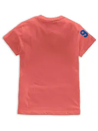 Stylish Cotton Blend Printed Tees For Boys-thumb1